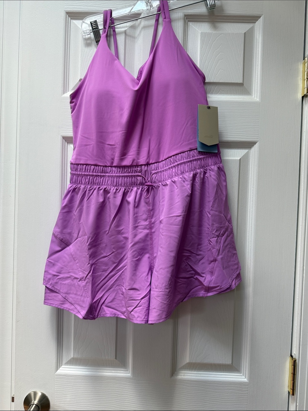 Avia Violet-Pink Athletic Romper